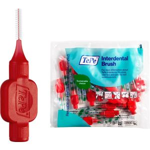 TEPE, Brossettes interdentaires ISO Taille 2 05 mm Rouge Lot de 20