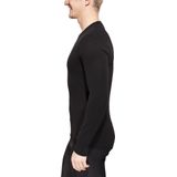 Woolpower - Merino Base Layer Crewneck - Zwart - Merinowol