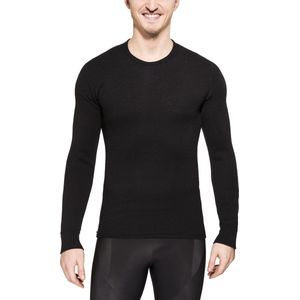 Woolpower - Merino Base Layer Crewneck - Zwart - Merinowol