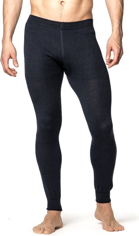 Woolpower - Lang Ondergoed - Zwart - Ullfrotté Materiaal