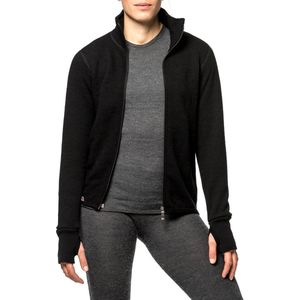 Woolpower - Mid Layer Full Zip Jacket - Zwart - Merino Wol 70%