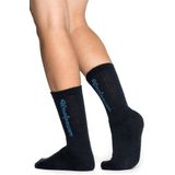 Sokken Woolpower Unisex Socks Logo 400 Dark Navy