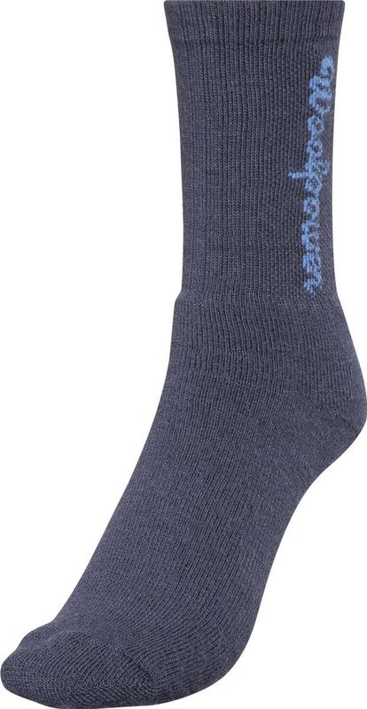 Sokken Woolpower Unisex Socks Logo 400 Dark Navy
