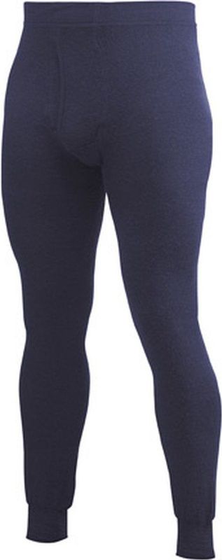 Woolpower - Long Johns with Fly 200 - Ondergoed - Donkerblauw - Merino Wol