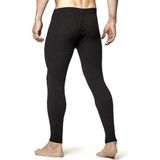 Ondergoed Woolpower Men Long Johns With Fly 400 Black