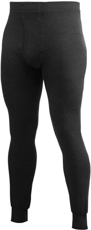 Ondergoed Woolpower Men Long Johns With Fly 400 Black