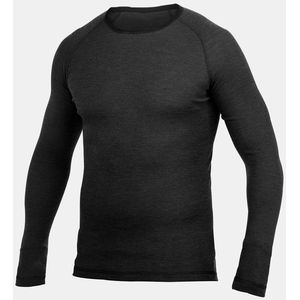 Woolpower - Crewneck Protection LITE - Baselayer - Unisex - Zwart - Merinowol