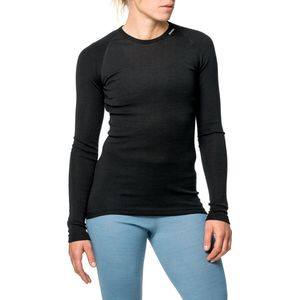 Woolpower - Merino Base Layer Crewneck LITE - Zwart - Merinowol