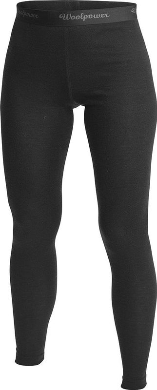 Woolpower - Long John Lite - Thermobroek - Zwart - Merinowol