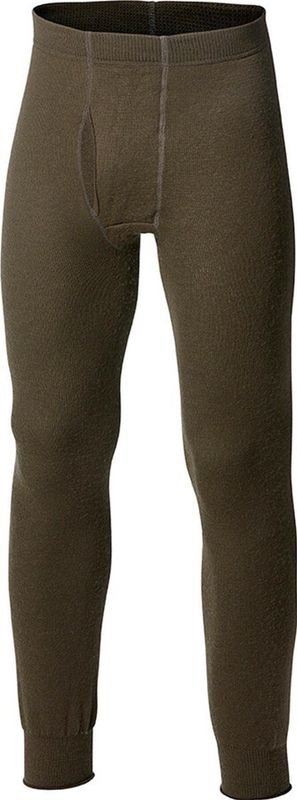 Woolpower Long Johns With Fly 200 Merino-ondergoed (Heren |grijs/olijfgroen)