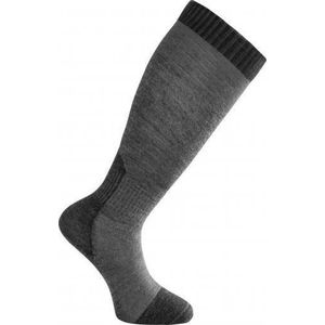 Sokken Woolpower Unisex Socks Skilled Knee High Liner Dark Grey Grey