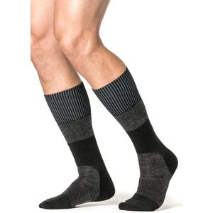 Woolpower - Socks Skilled Knee High 400 - Sokken - Zwart - Merino Wol