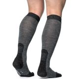 Woolpower - Socks Skilled Knee High 400 - Sokken - Zwart - Merino Wol