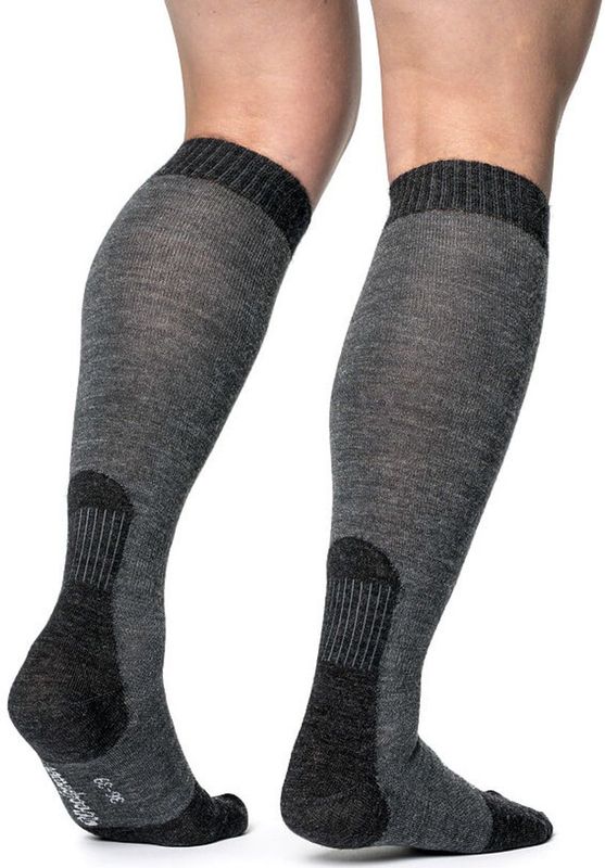 Woolpower - Socks Skilled Knee High 400 - Sokken - Zwart - Merino Wol
