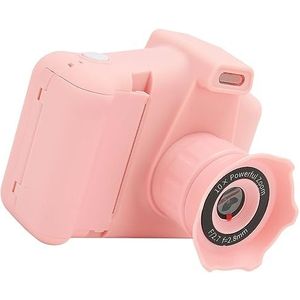 Kindervideocamera, Oplaadbare 1440P Kinderprintcamera, Meerdere Fotolijsteffecten met Invullicht voor Jongens en Meisjes (Roze)