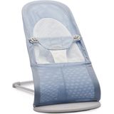 BabyBjörn Wipstoel Balance Soft - Mesh - Hemelsblauw-Wit - Ergonomisch - Verstelbaar - Inklapbaar