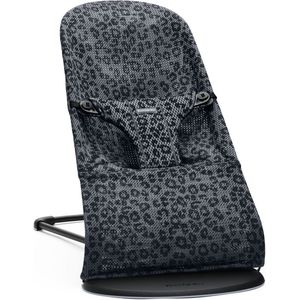 BabyBjörn Wipstoel Bliss - Mesh - Antraciet-Luipaard - Ergonomisch - Verstelbaar - Inklapbaar