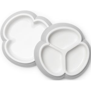 BabyBjörn Bordenset voor baby's, 2 stuks, grijs