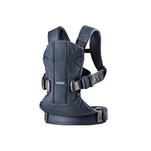 BabyBjörn Draagzak One Air - 3D Mesh - Marineblauw - Buikdrager - Rugdrager – Ergonomisch – Ademend