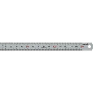 Weidmüller, Schaal, Hultafors stalen duimstok met (halve) milimeterverdeling, lengte 15 cm, gemaakt van staal
