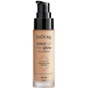 IsaDora Wake Up the Glow Foundation Vloeibare foundation, 3N, 30 ml