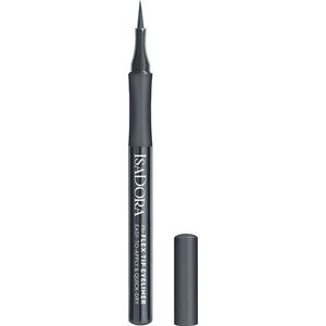 Isadora - Flex Tip Eyeliner - Steel Grey - Waterproof - 1 Stuk