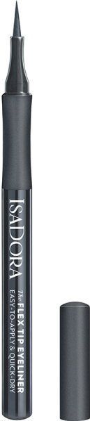 Isadora - Flex Tip Eyeliner - Steel Grey - Waterproof - 1 Stuk