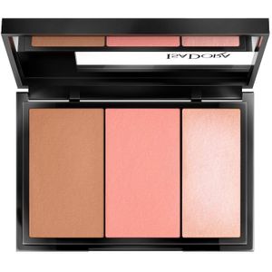 IsaDora Face Sculptor 3-in-1 Palette Cool Pink