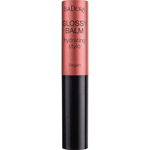 Isadora - Glossy Balm Hydrating Stylo - Lipgloss - Transparant - Cacao- en Sheaboter