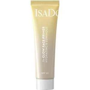 IsaDora Glow Face Primer Hydrating & Luminous Make-up Base voor Hydratatie en Stralende Huid SPF 50 30 ml