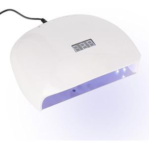 LED-nageldroger, LCD-scherm Gellakdroger LED-nagellamp 48W voor salon en thuis(wit)