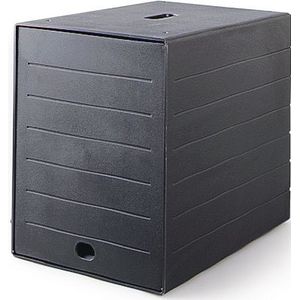 Brievenbakje, 6 niveaus, 32 x 23 x 40,5 cm, bureau-organizer, opbergvakken met handvat, stapelbare opbergvakken, papiersorteerder, organizer voor brief /A4, kantoorordnerhouder