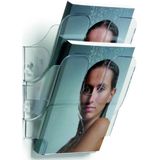 Durable Prospektständerset Flexiplus A5 2-teilig transparent