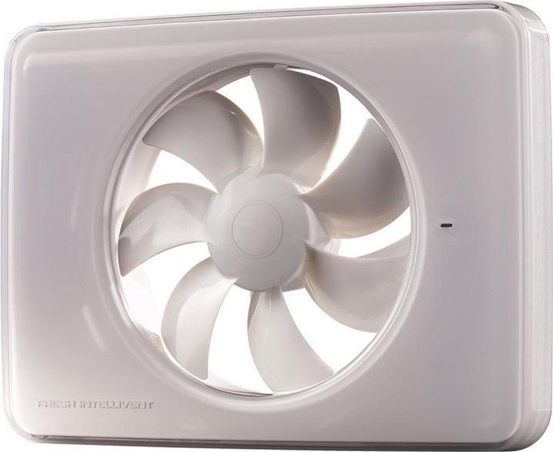 Nedco - Fresh Intellivent Design Badkamerventilator - Wit - Laag Energiegebruik