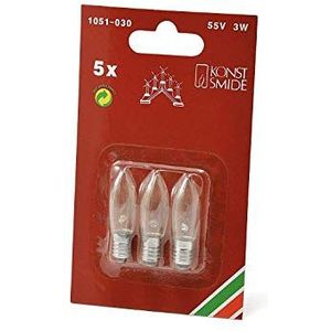 Konstsmide - Reserve Kerstlampje - Helder Wit - E10 - 3 Stuks
