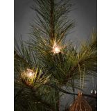 Konstsmide 1057 - Kerstboomverlichting - 20 vlamlampjes - 475 cm - rechte lijn - 230V - voor buiten - warmwit