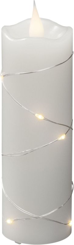 Konstsmide - 1825-190 LED-kaars - Wit - Warmwit - Ø 50 mm x h 152 mm