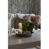 Konstsmide - LED Echte Wax Kaars - Crèmewit - 3D Vlam - Draad Omwikkeld - Binnen