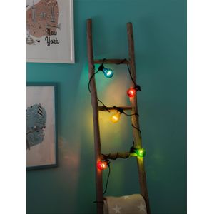 KONSTSMIDE LED-Lichterkette »Party-Lichterkette«, 5 St.-flammig, LED Biergartenkette, 5 bunte Birnen / 40 warm weiße Dioden