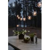 KONSTSMIDE LED-Lichterkette, 10 St.-flammig, LED globe Biergartenketten System Erweiterung, retro Design