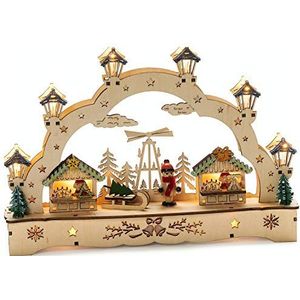 Houten kerstfiguur | Kerstmarkt | Konstsmide