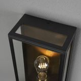 Landelijke muurlamp Carpi zwart met goud - 7349-758