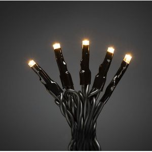 Konstsmide Christmas LED lichtketting buiten 200-lamps zwart/barnsteen