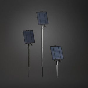 Konstsmide Solar batterijbox, met lichtsensor, timer, dimmer en multifunctioneel, buiten, 2 x lithium batterij / 1 x CR2025 (incl.) - 3776-000