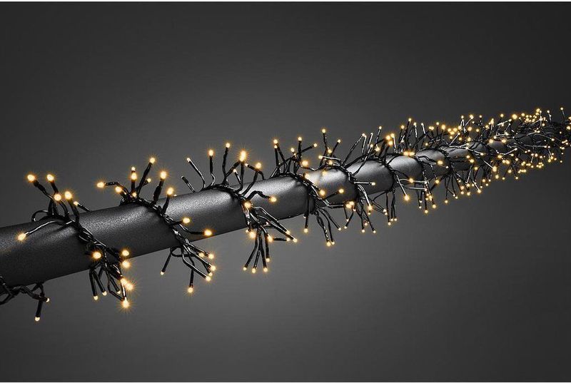 Konstsmide Micro LED Clustersnoer 576 Extra Warmwitte Lampjes met Afstandsbediening