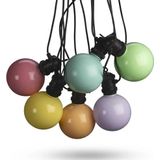 Konstsmide Snoer 10 LED globe verlichting 5 meter pastel wit