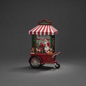 LED telefooncel kerstman warm wit watergevuld kopen? Kerstverlichting
