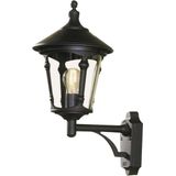 Außenwandleuchte virgo Laterne stehend Aluminium Schwarz, Höhe 51cm
