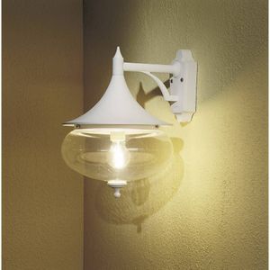 Konstsmide Libra 581-250 Buitenlamp (wand) Spaarlamp, LED E27 100 W Wit
