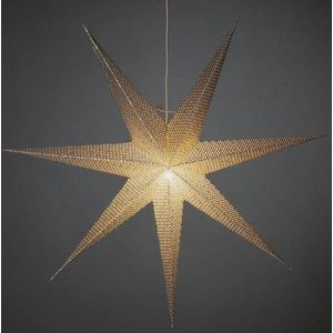 Kerstster - kerstverlichting binnen - 1 lampje - 78 x 78 cm - warm wit